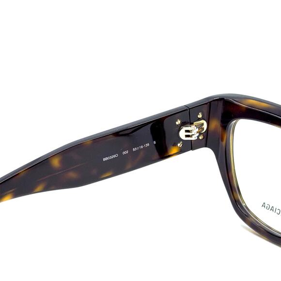 New, BALENCIAGA Eyeglasses BB0326O 002 Authentic